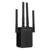 Wireless Repeater Black Dual Band WiFi Signal Network Extension Amplifier