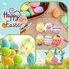 VEYLIN 25 Pieces White Foam Eggs Polystyrene Balls for Easter