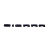 Auto 5PCS Grill Doors Rear Matte Black AT4X OVERLAY Emblem