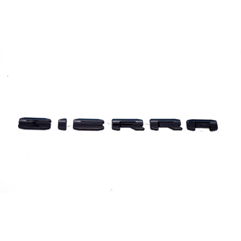 Auto 5PCS Grill Doors Rear Matte Black AT4X OVERLAY Emblem