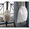 Lontenrea 8 Pcs 25x30cm Drawstring Cotton Muslin Bags Reusable Storage