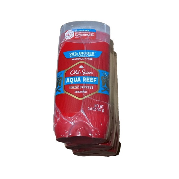 Old Spice Scent of Cypress AQUA REEF Deodorant 3.8 Oz