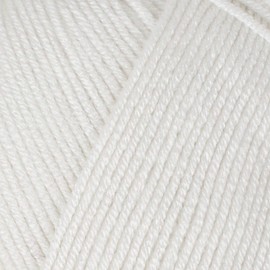 1 hilo de madeja Art Adore, hilo antibolitas, 100% acrílico antibolitas, 100 g (3.5 oz), 280 m (306 yd), 3 : Light-DK, blanco - 357