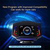 Car HUD Display OBD2 GPS Slope Meter Multifunction Overspeed Alarm