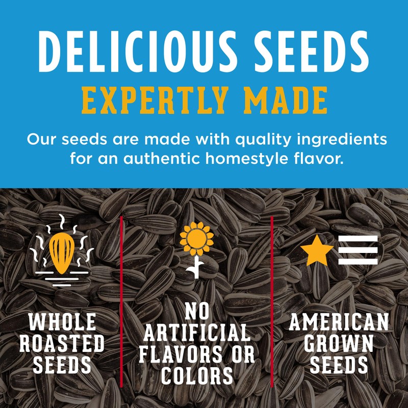 DAVID Roasted and Salted Sweet and Salty Jumbo Sunflower Seeds,