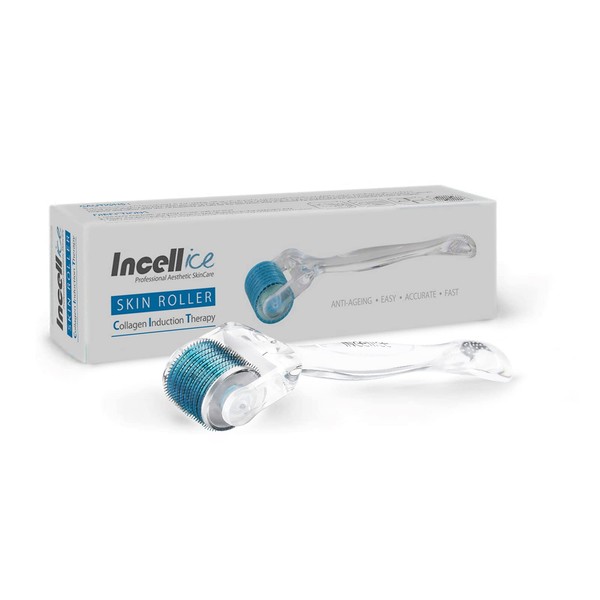 Derma Roller - INCELLICE Beard Growth Roller 540 Titanium Needles,