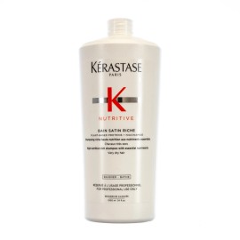 Kerastase Bain Satin Rich Shampoo for Dry Hair 34 oz, New Pack