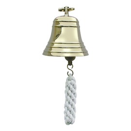 Sea-Club Ship Bell Heavy Version Wall Bell Brass Diameter 10 cm