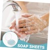 Kisangel 50pcs Hand Soap Sheets for Travel Portable Soap Sheet