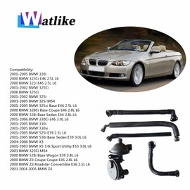 11617501566 PCV Valve Positive Crankcase Vent Valve Breather Hose Kit Compatible with E46 E39 E60 320i 323i 325 325i 325ci 328i 330i 330ci 330xi 525i 528i 530i # 11157532649 11611432559