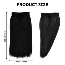 2 ps Wigs Specially Designed for Cats and Dogs – Stylish Side-Parted Bangs Wigs, Perfect for Holiday Parties, Cosplay, and Dress-up Games. Adjustable Clip-on Design, Suitable for Cats and Dogs