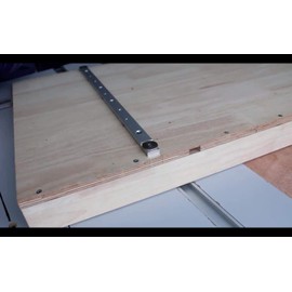 CarAngels Miter Slot Runner Standard Specification T-Slot Runner Miter Slot Carpenter Tool for Table Saw (300 mm (with retaining ring))