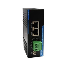 HYN@NET One Port Industrial Ultra POE Injector 60W IEEE802.3at /af Compliant Gigabit POE Adapter with 45V-56V DC in Din-Rail Installation