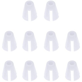 10 Pieces Coil Claw Plastic Coil Claw Thread Spool Cone Holder Sewing Tool Accessories, White