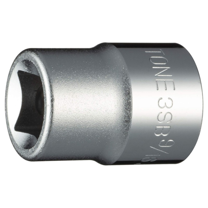 TONE Socket (6 Angle) 3SB-18 Insertion Angle 9.5mm (3/8") Double