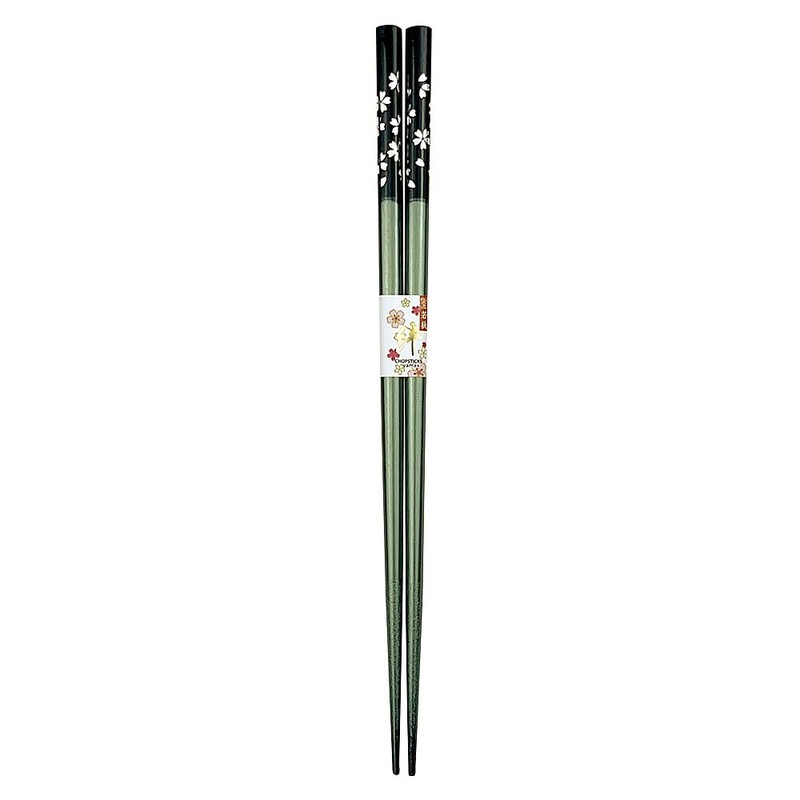76 Chopsticks Dishwasher Silver Cherry Blossom Green for Men, Paulownia