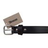 Streeze 24mm Ledergürtel für Jungen. Brauner Kinderledergürtel Schulgürtel (36cm -