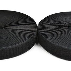 Kipokalor 2 inch 5 Yards Black Sew on Hook and Loop Sew On Fasteners, for Home, Office, Tents, School,DIY Gift.(5yards, 2inch)