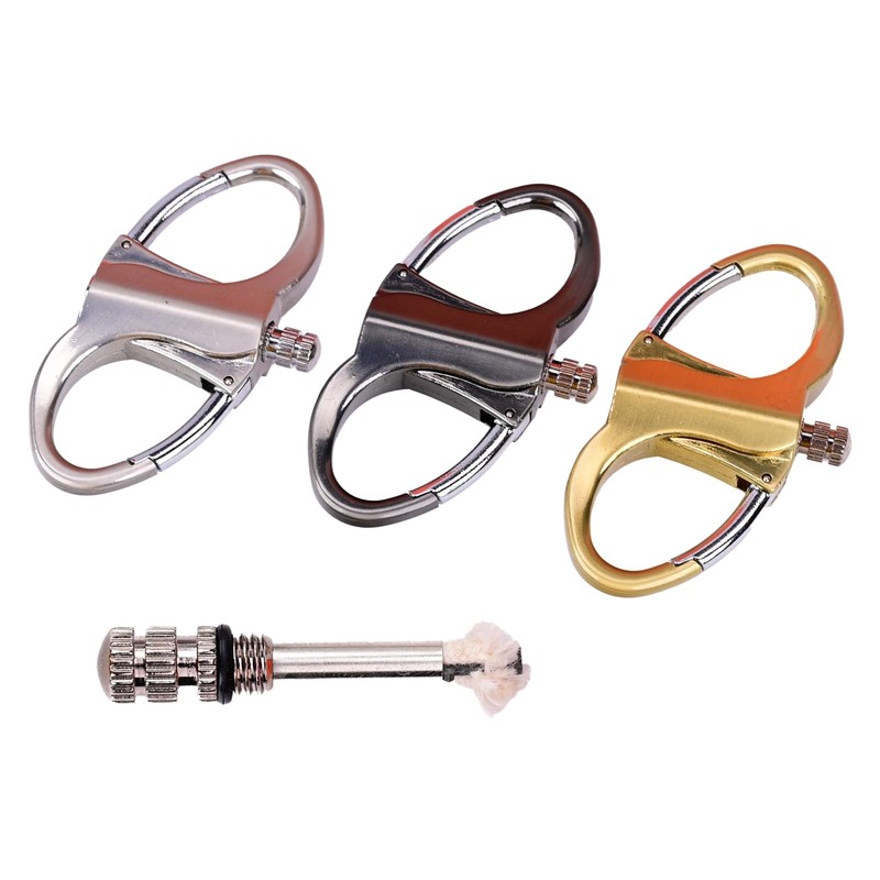 Keychain Lighter, Permanent Match Infinity Lighter, Reusable Waterproof Match Strike