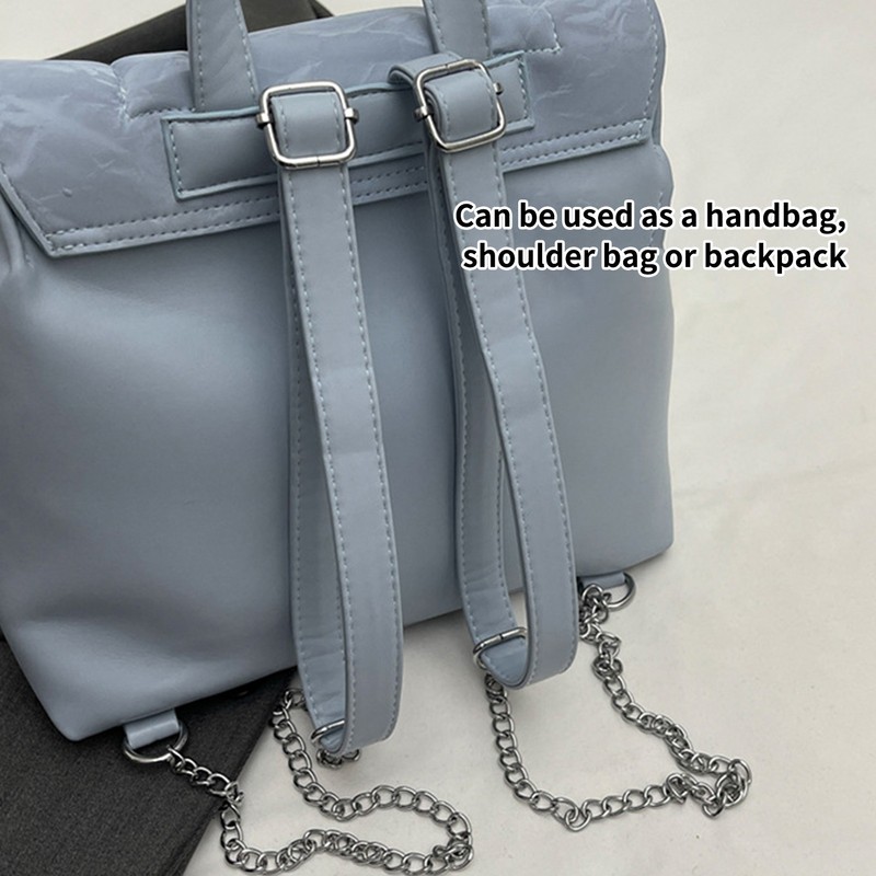 PU Leather Backpack Purse Women Fashion Multipurpose Shoulder Bags Handbag