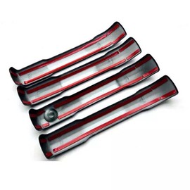 alittlepanda Triple Chrome Plated Door Handle Outer Trim Piece Cover Overlay Compatible with All New 2024 Tacoma Tundra