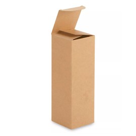 BestPysanky Brown Kraft Paper Gift Box 2 x 2 x 6 Inches