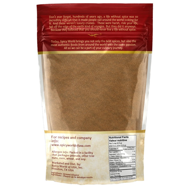 Spicy World Allspice Ground 16 Ounce - Huge 1 Pound