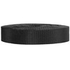 Strapworks Heavyweight Polypropylene Climbing Webbing, Black, 3/4" x 50 yd