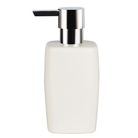 Spirella Retro Stoneware Soap Dispenser, White