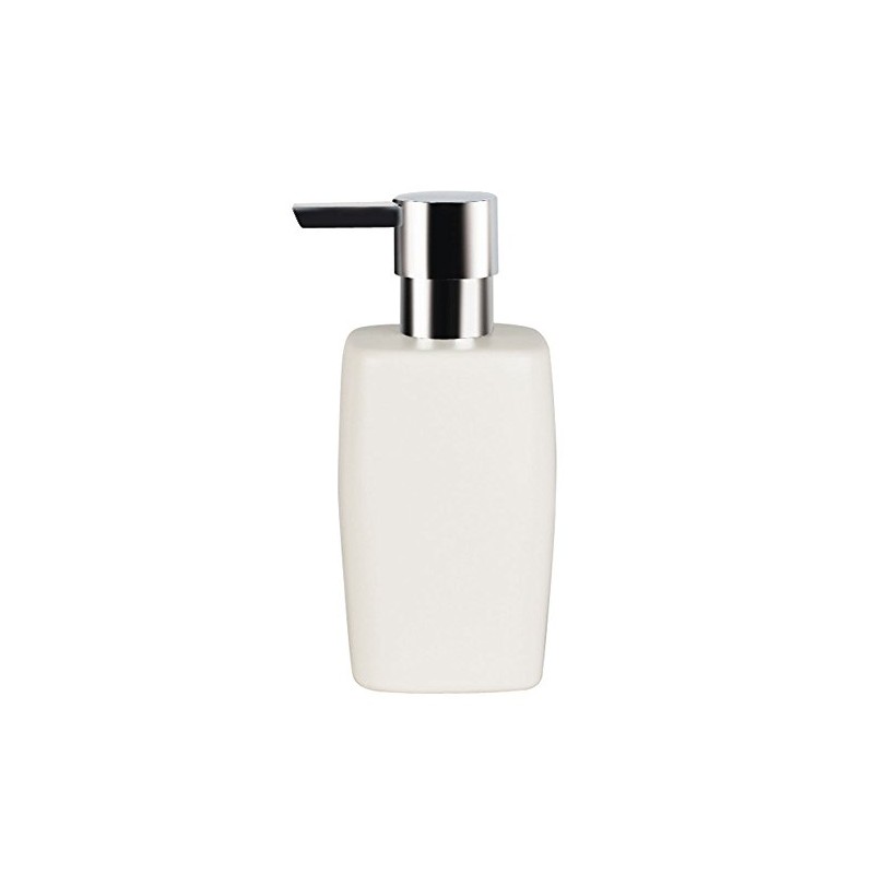 Spirella Retro Stoneware Soap Dispenser, White