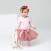 Yxiang Layered Ballet Tulle Tutu Rose Red Skirt for Baby