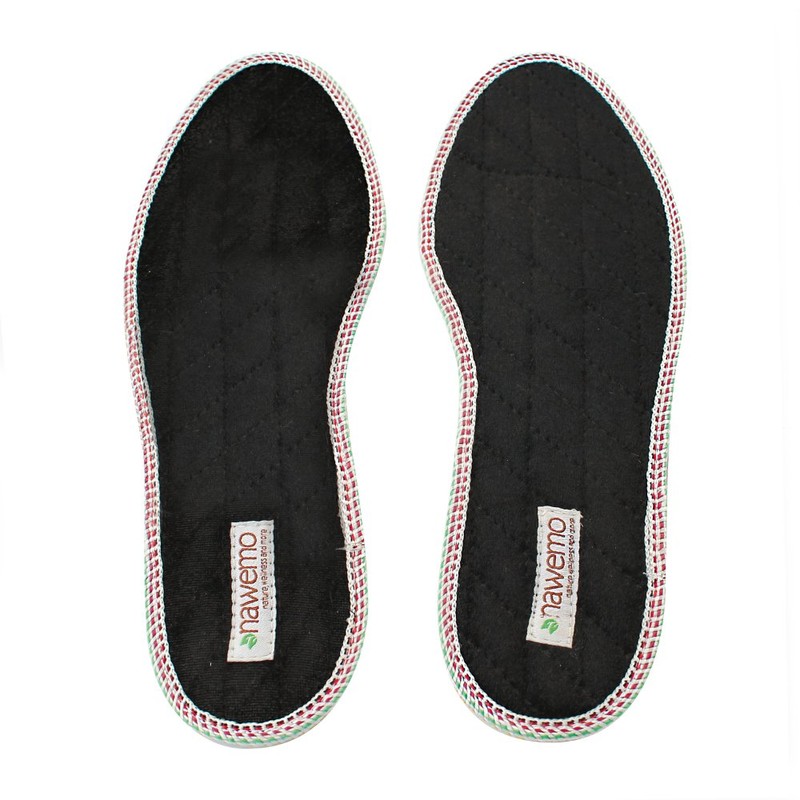 Nawemo Cinnamon Soles Velvet (Pack of 5), Black, 45 EU