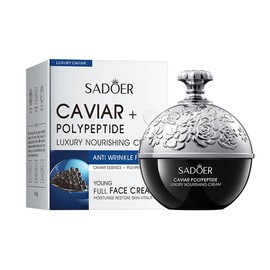 Caviar Peptide Anti-Wrinkle Nourishing Cream, Improves Fine Lines, Tightens Skin, 50Ml, Tighten Anti-Wrinkle, Fade The Drying Lines, Firming And Anti-Aging For Stubborn Lines