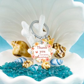 MigPio Thank You For Being A Friend Thank You For Being Awesome Principal Appreciation Gifts Thank You Keychain Thank You Key Chains for Friend Sister