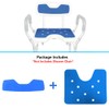 Shower Chair Seat Mat & Back Mat Sets Fit Cutout