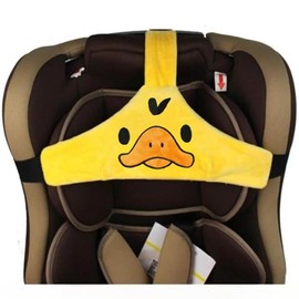 Peixiong Baby Car Seat Headrest, Fixed Sleeping Belt for Car Seat, Head Strap for Small Children and Children (Yellow)