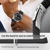 ULLCHRO FKM Rubber Watch Strap, Cut to Size Quick Release
