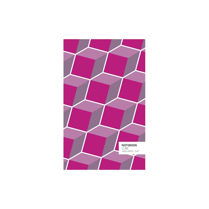 Cube Notebook (5x8) (Pink)