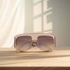 Haqptul Oversized Trendy Square Aviator Sunglasses for Women Men Big