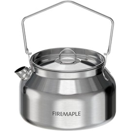 Fire-Maple アウトドアケトル キャンプケトル ステンレス 1.2L コンパクト 軽量 やかん ティーポット コーヒーポット 焚き火 直火対応 登山 ハイキング アウトドア キャンプ用品 収納袋付き