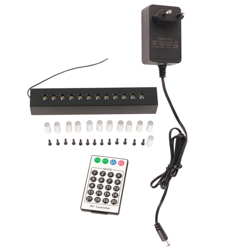 Fiber Optic Lights Kit 12 Holes 6W White Light Meteor