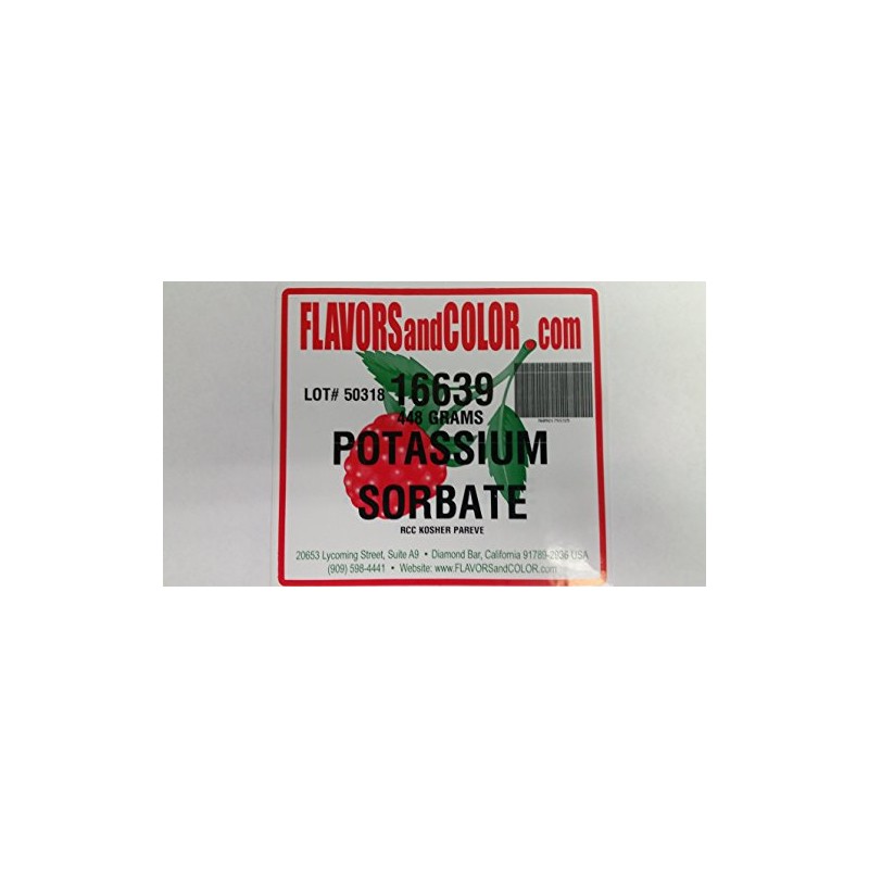 Potassium Sorbate Kosher 448 Grams