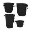 SUPVOX 4pcs Camera Lens Storage Bag Neoprene Lens Pouch Holders