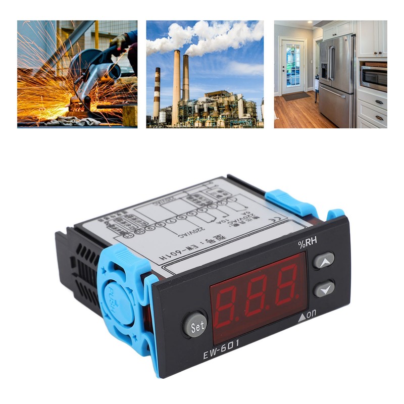 Humidity Controller Single Digital Display Intelligent Control Switch with Alarm