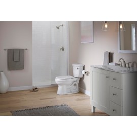 Towel Bar by KOHLER, Bathroom Towel Bar, Modern Collection, Vibrant Brushed Nickel, K-24756-BN