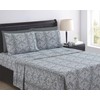 Spirit Linen home Queen Size Bed Sheets Set Deep Pockets