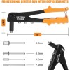 BEETRO Heavy Duty Hand Riveter, Rivet Gun, 10.5'&apo