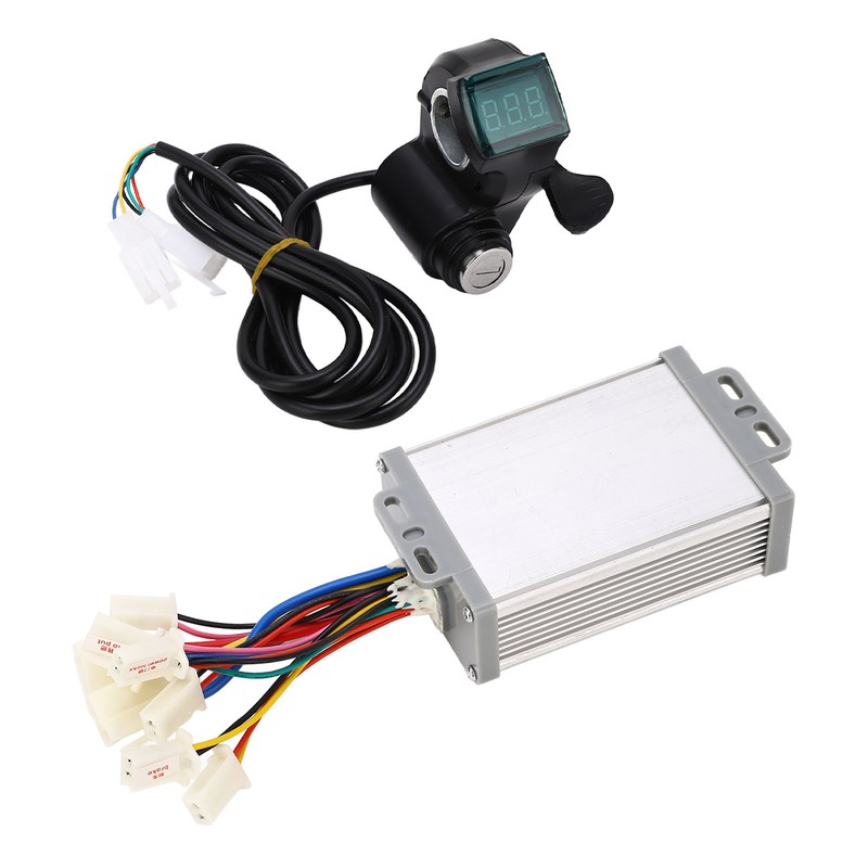 48V 800W Bike Brush Controller Set with Keys Thumb Throttle