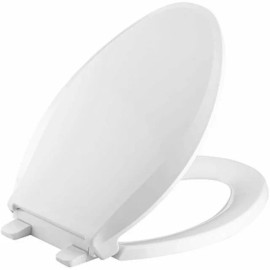 Kohler Layne Quiet-Close Elongated Antimicrobial Toilet Seat - White (K-30015-A-