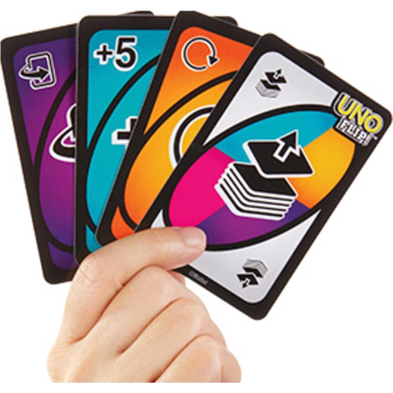 Mattel Games UNO FLIP! Card Game with Color Blind Accessible